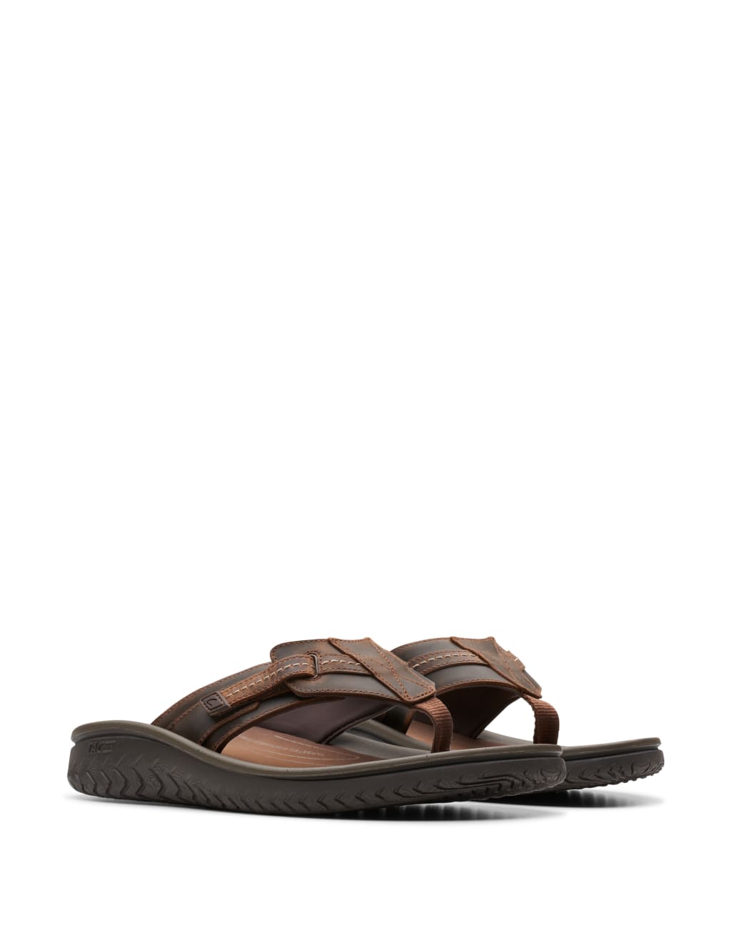 Leather Flip Flops Clarks M S