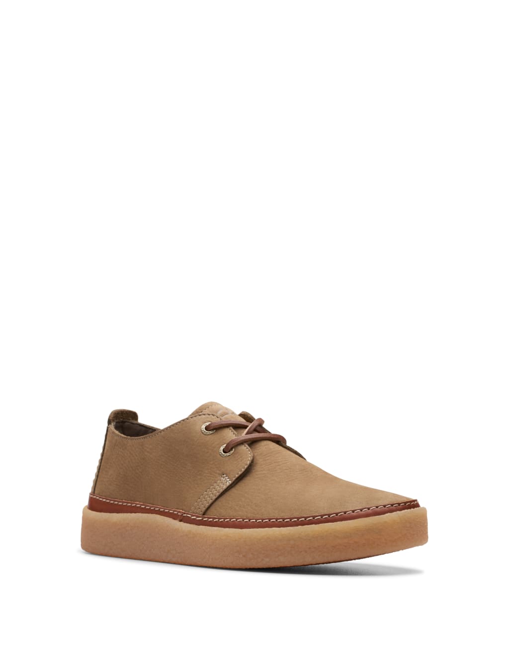 Leather Lace Up Trainers Clarks M S