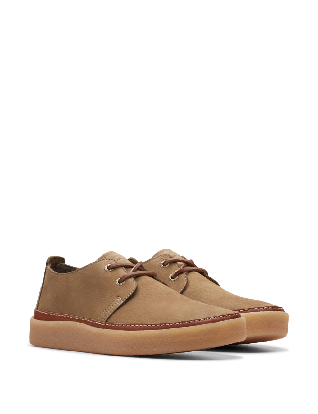 Leather Lace Up Trainers Clarks M S