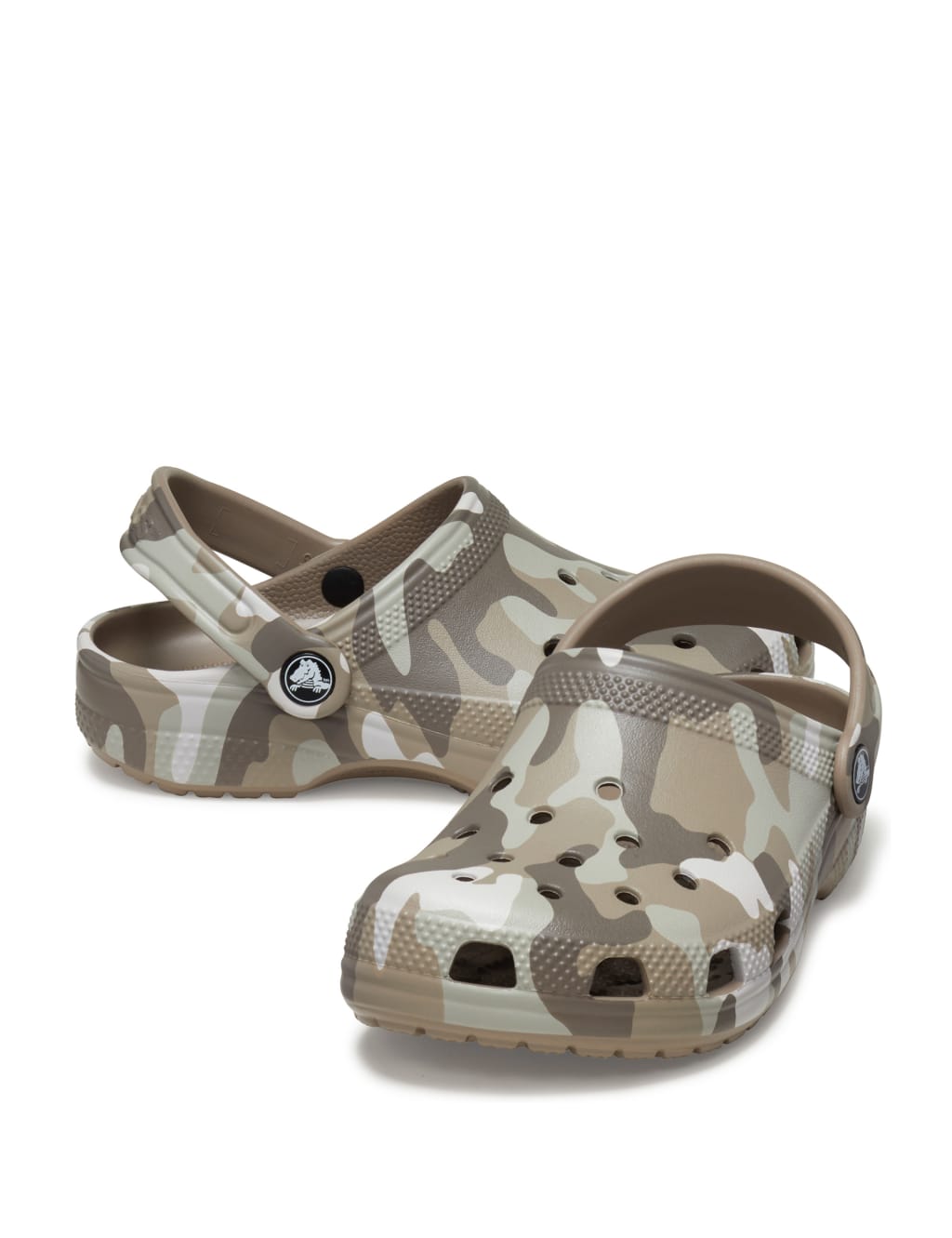Kids Camouflage Clogs 11 Small 6 Large Crocs M S