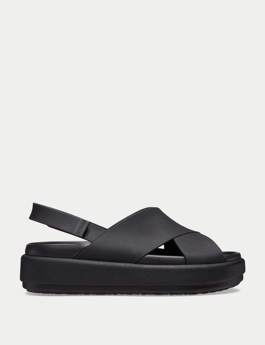 Crocs leather flip flops shop