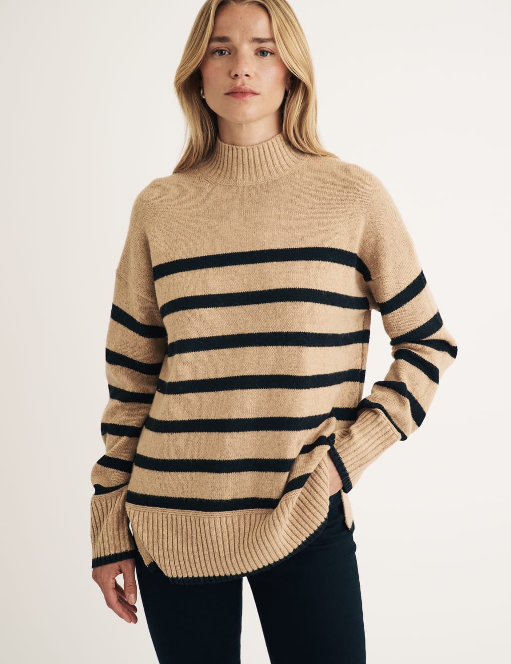 Marks and spencer striped jumper clearance