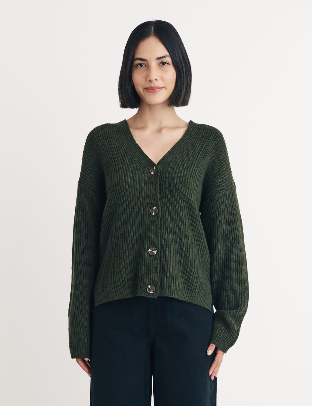Marks and spencer green cardigan shop
