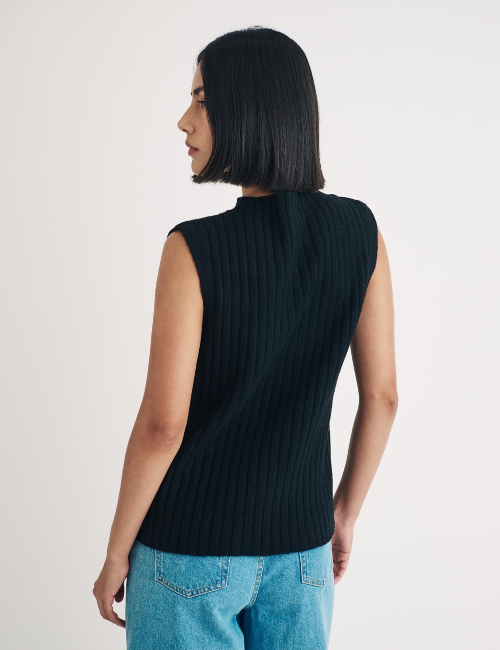 Textured Knitted Vest with Wool | Nobody's Child | M&S Textured Knitted Vest with Wool | Nobody's Child | M&S