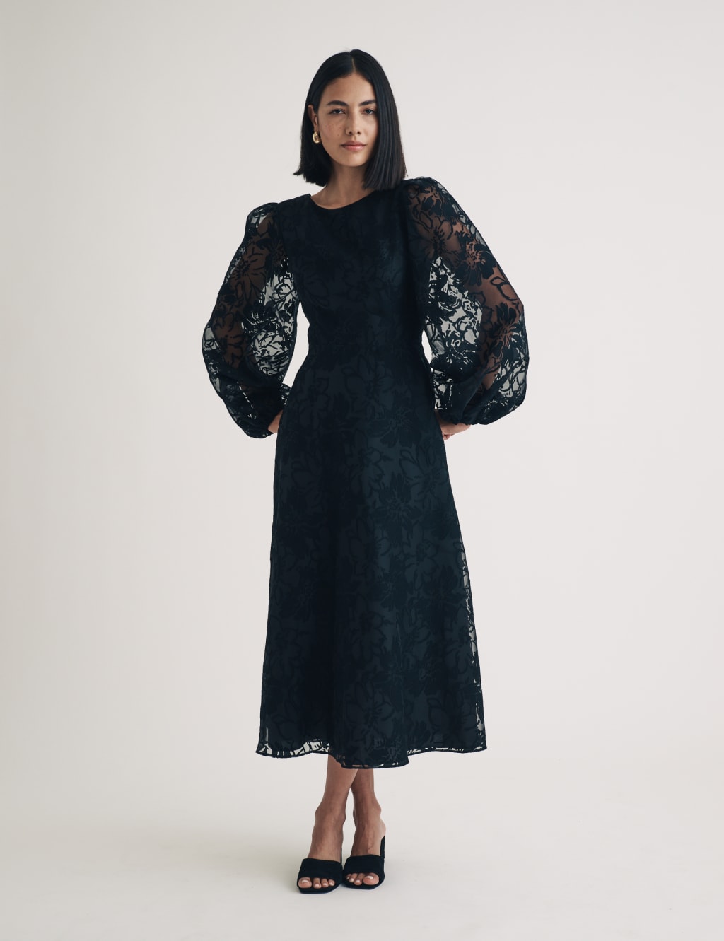Midaxi Smock Dress 1 of 4