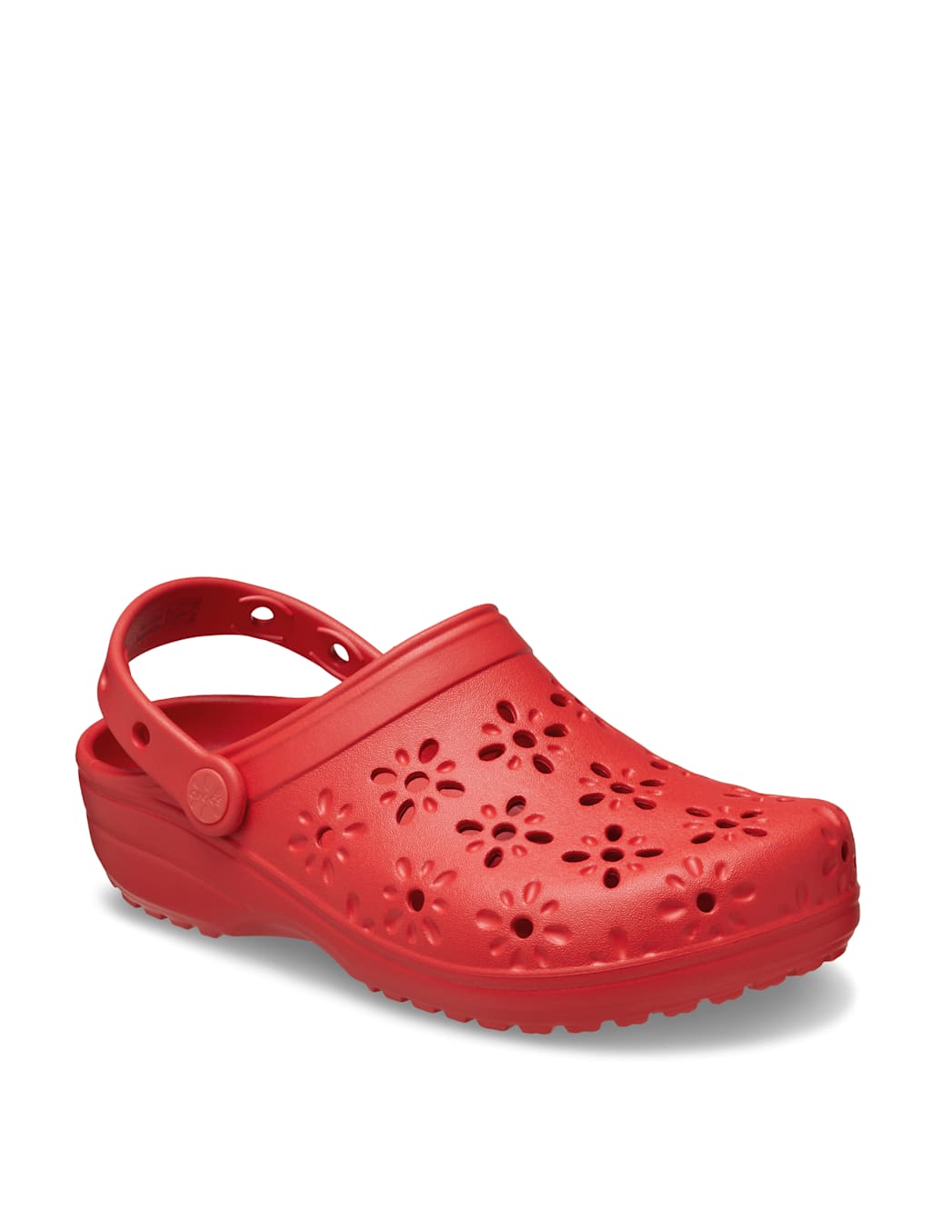 Floral Ankle Strap Footbed Clogs 2 of 6