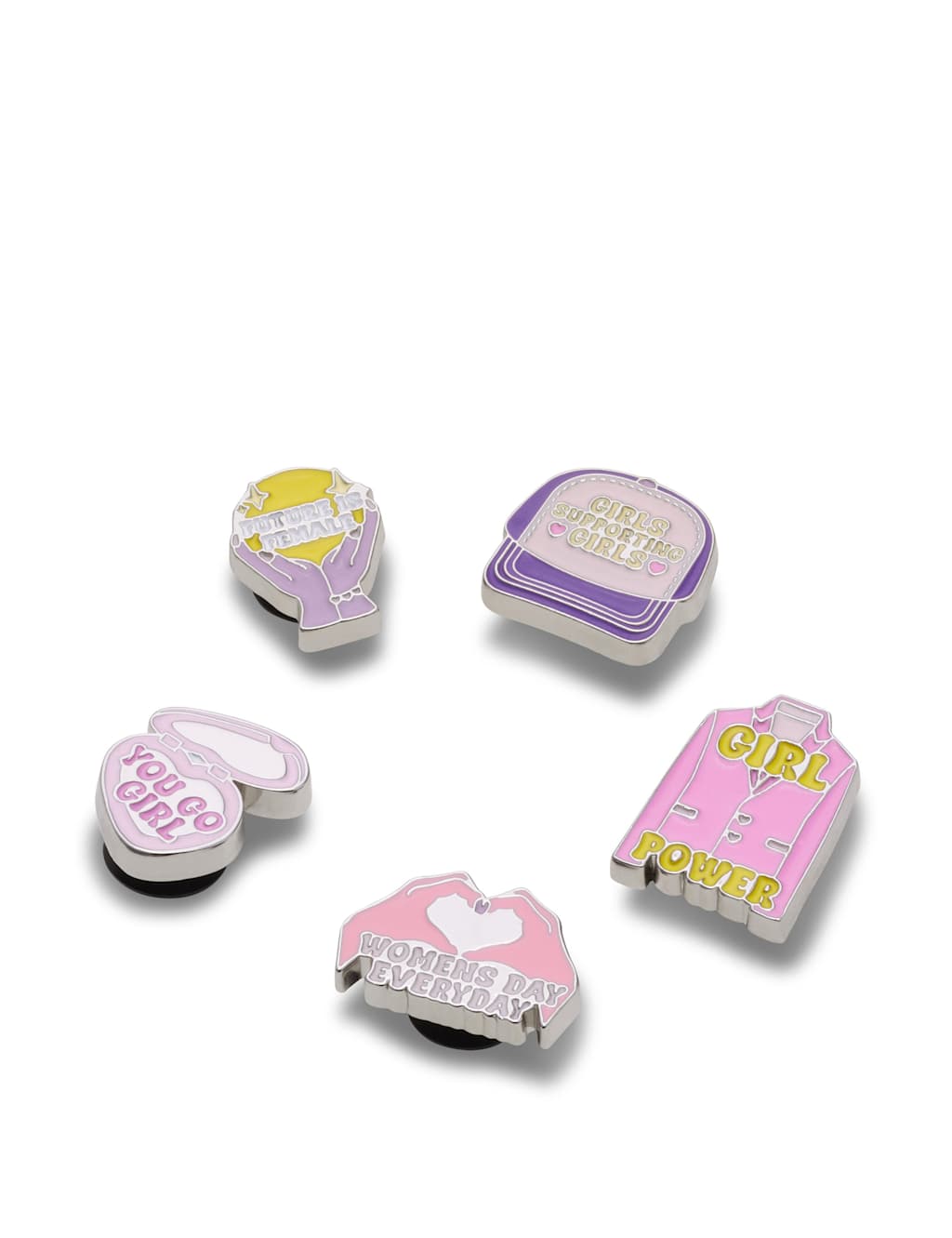 5pk Women’s Day Jibbitz™ Charms 3 of 4