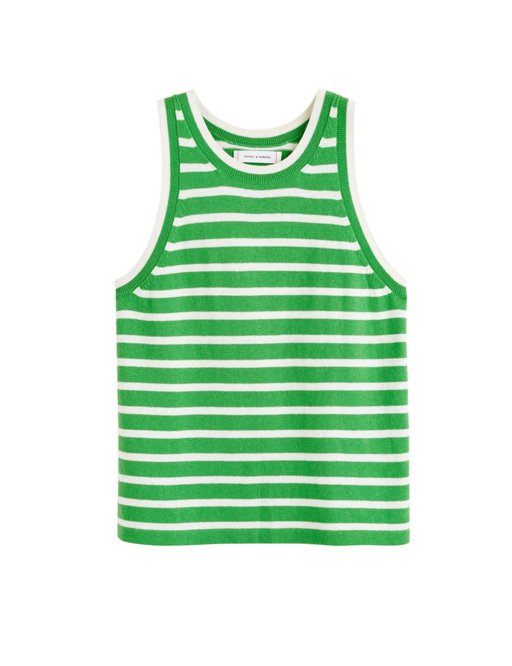 Cotton Rich Striped Knitted Vest 2 of 4