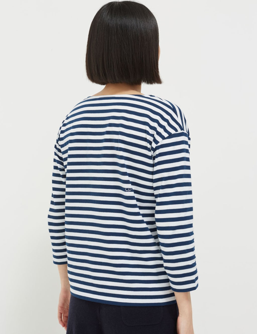Pure Cotton Striped Heart T-Shirt 2 of 2