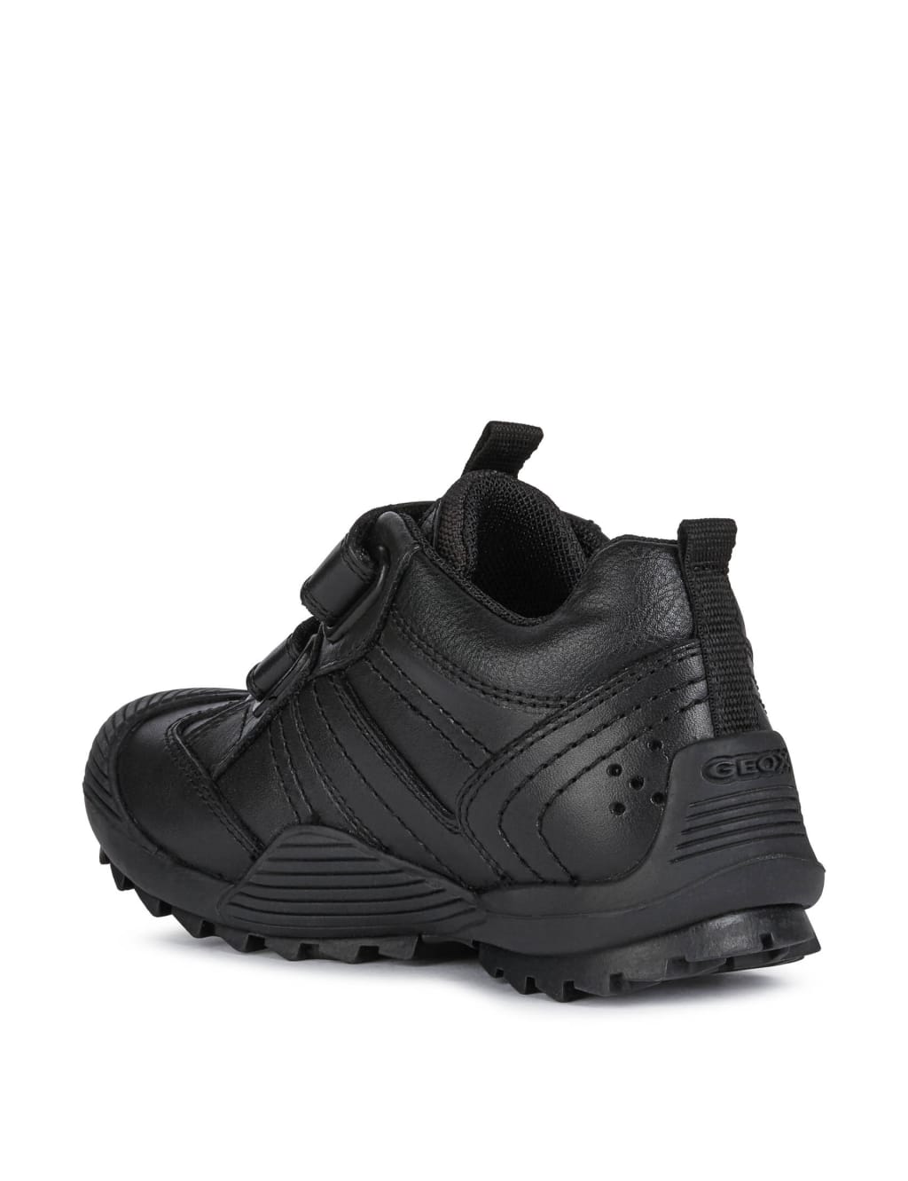 Kids' Leather Riptape School Shoes (10 Small-2½ Large) 3 of 6
