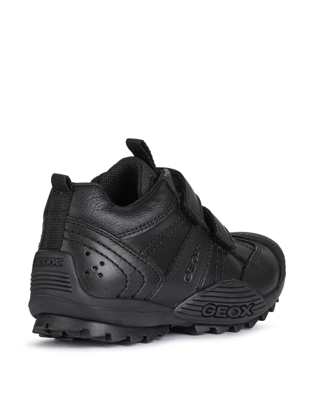 Kids' Leather Riptape School Shoes (10 Small-2½ Large) 4 of 6