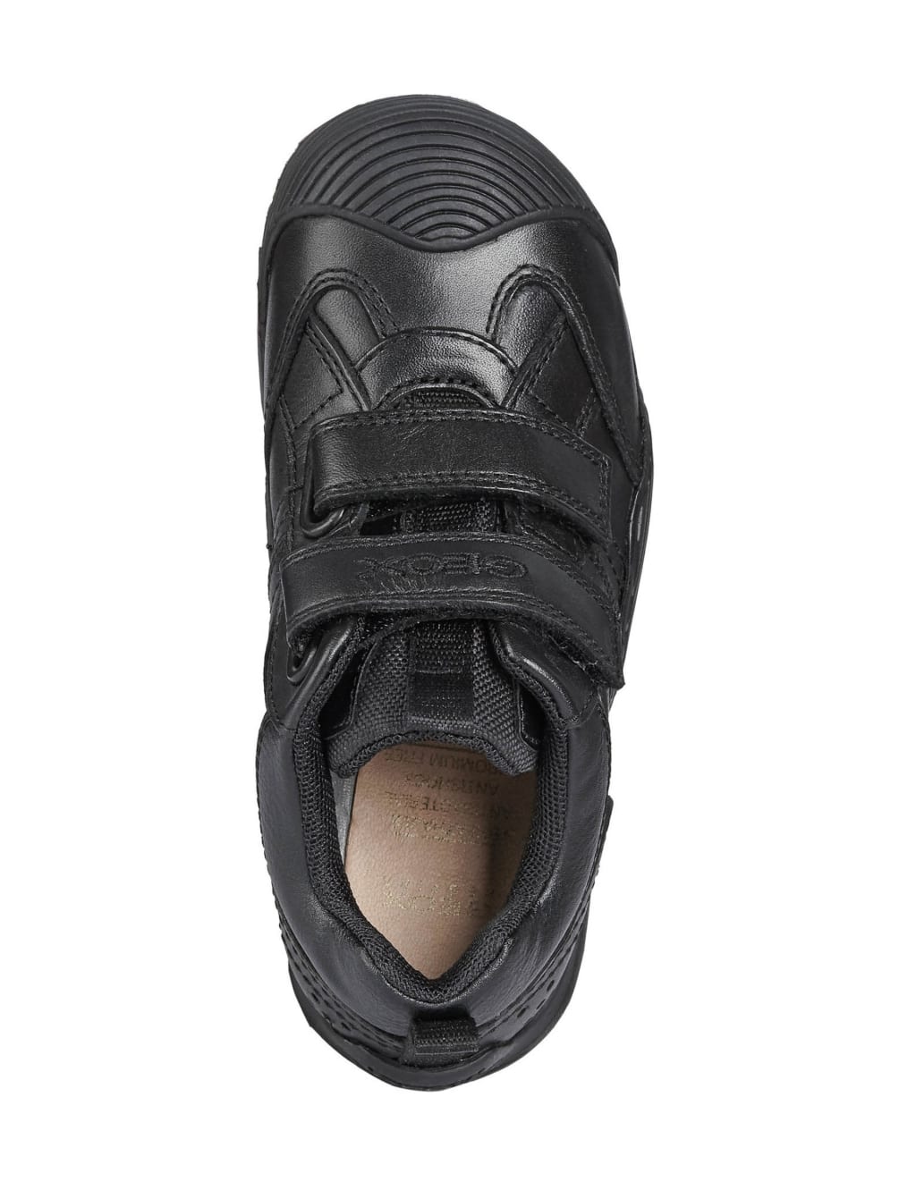Kids' Leather Riptape School Shoes (10 Small-2½ Large) 5 of 6