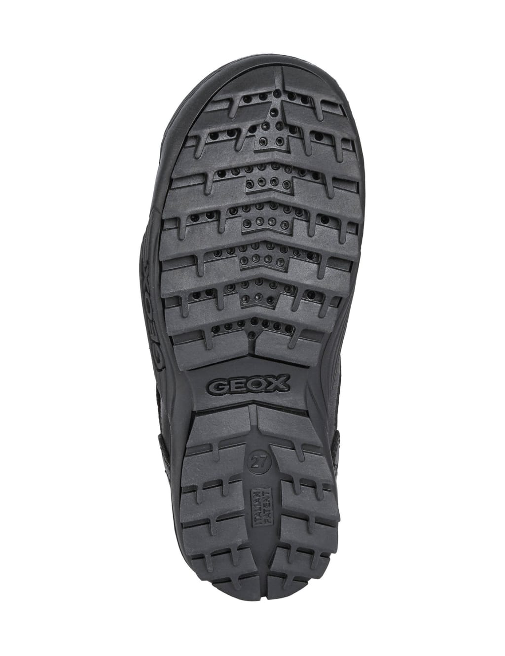 Kids' Leather Riptape School Shoes (10 Small-2½ Large) 6 of 6