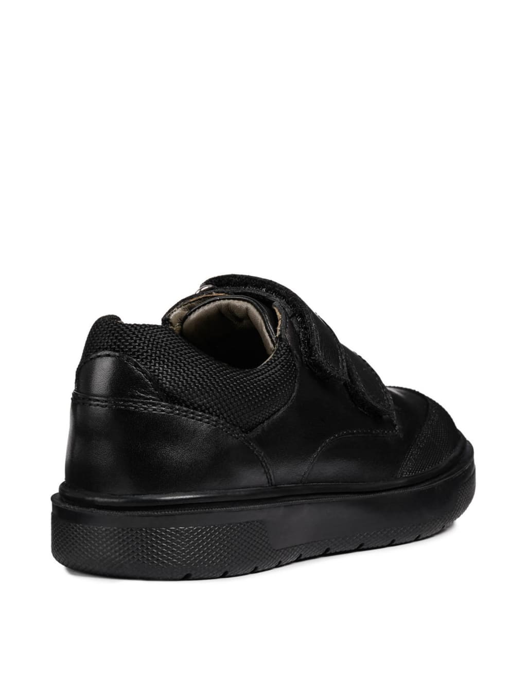 Kids' Leather Riptape School Shoes (10 Small-2½ Large) 4 of 6