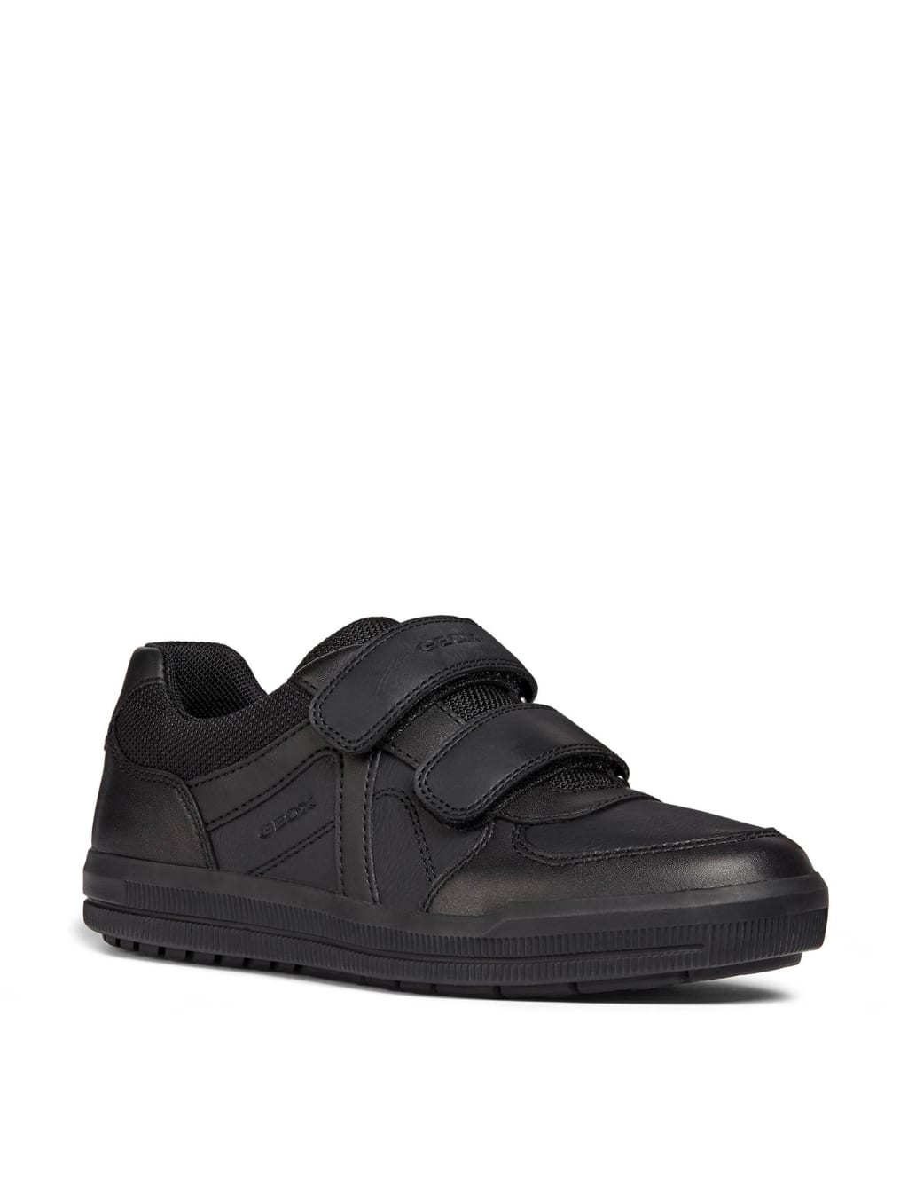 Kids' Leather Riptape School Shoes (10 Small-7 Large) 2 of 6
