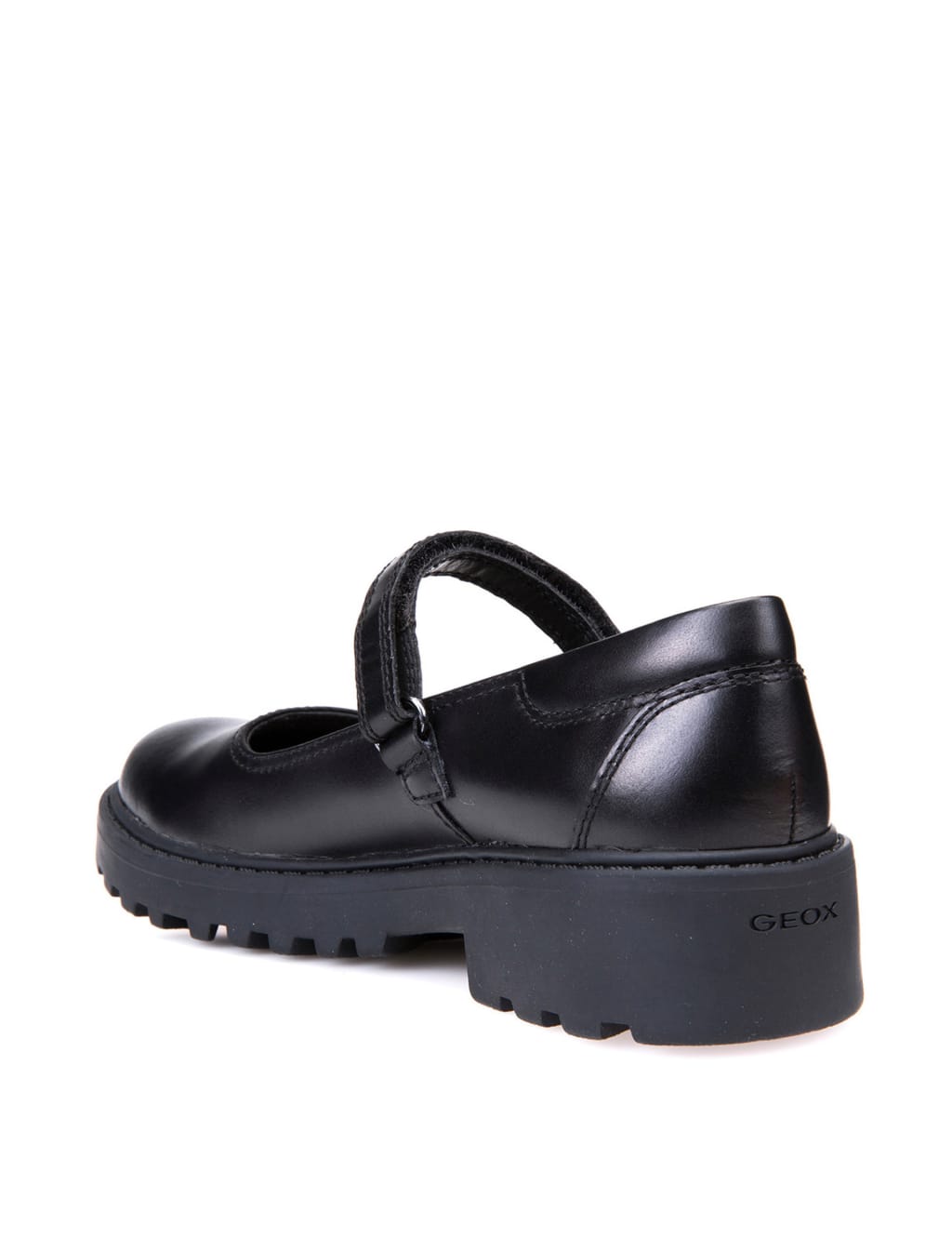 Kids' Leather Riptape School Shoes (13 Small-6 Large) 3 of 6