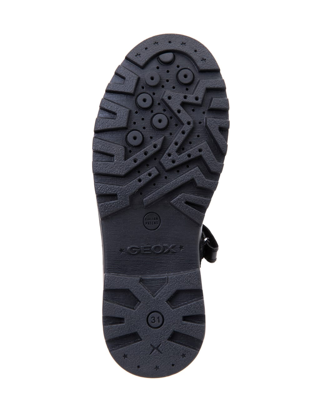 Kids' Leather Riptape School Shoes (13 Small-6 Large) 6 of 6