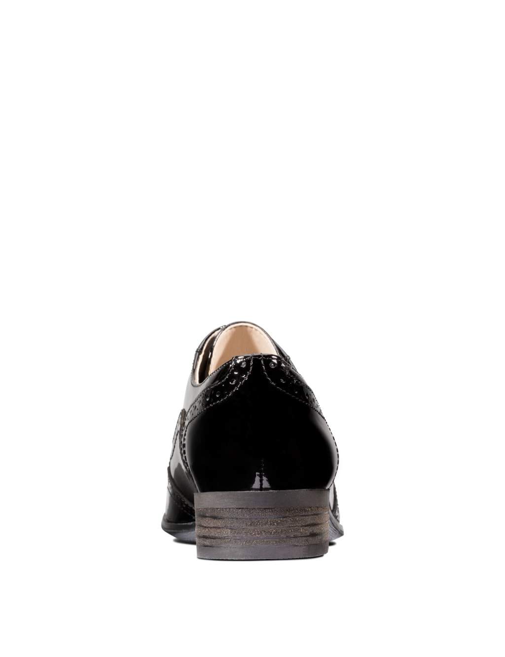 Wide Fit Leather Patent Brogues 6 of 7