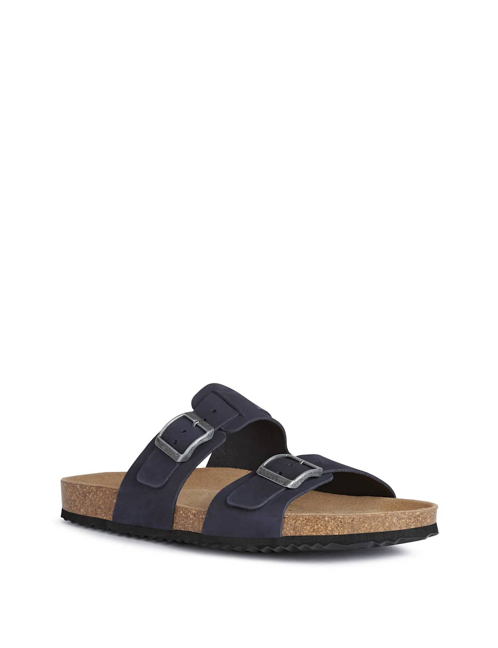 Wide Fit Leather Sliders 2 of 6