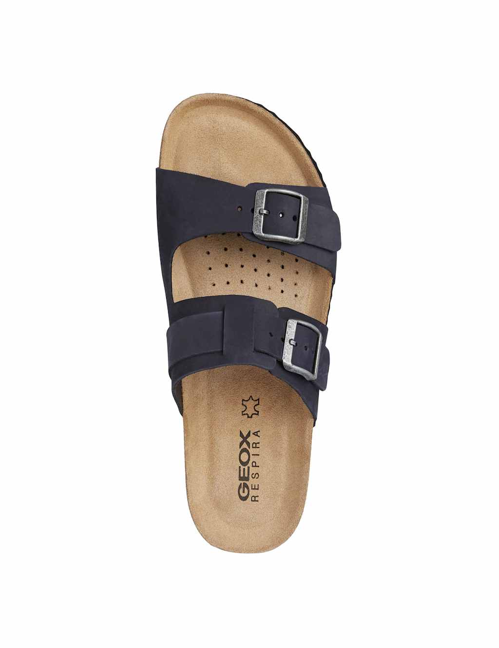 Wide Fit Leather Sliders 5 of 6