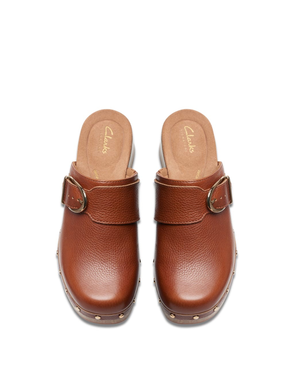 Leather Platform Clogs Clarks M S