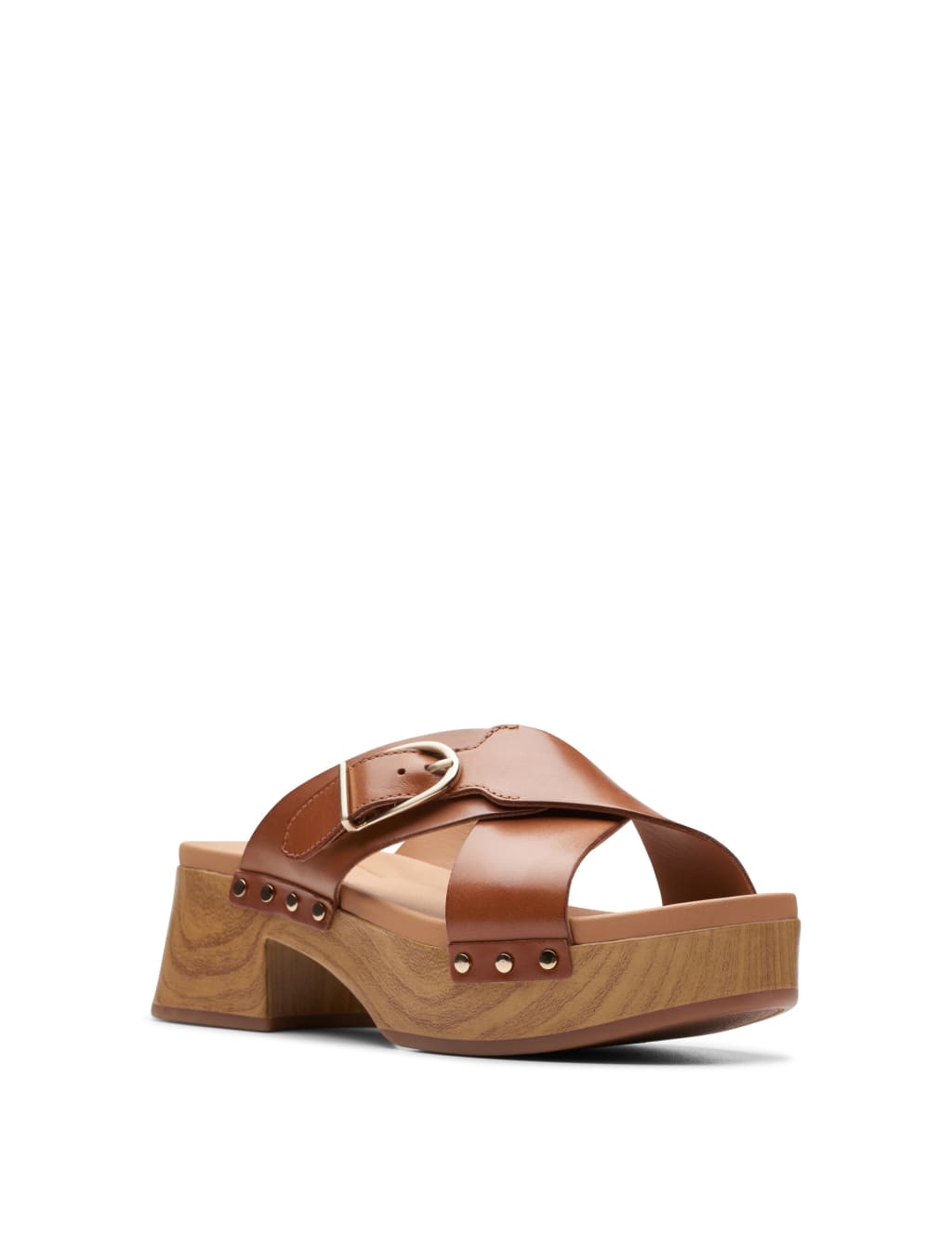 Leather platform clogs shop