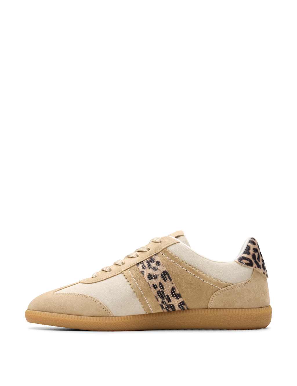 Suede Leopard Print Trainers 4 of 7