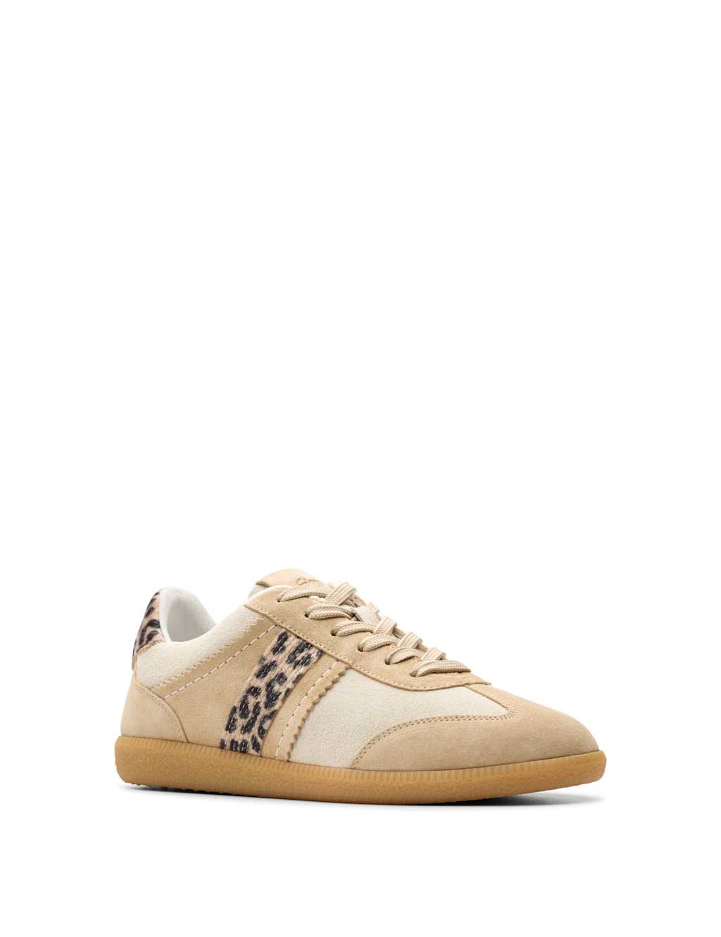 Suede Leopard Print Trainers 5 of 7