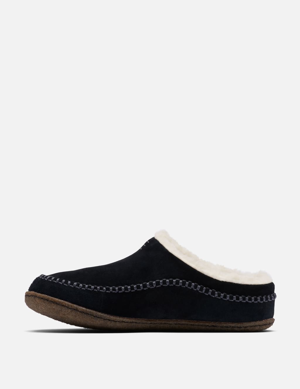 Lanner Ridge Suede Shearling Slippers 3 of 6