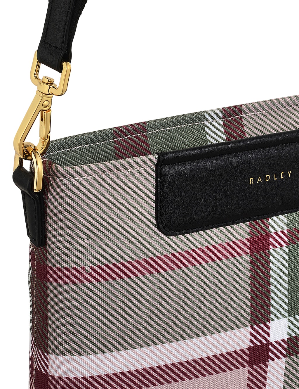 Manor Gardens Leather Checked Cross Body Bag Radley M S