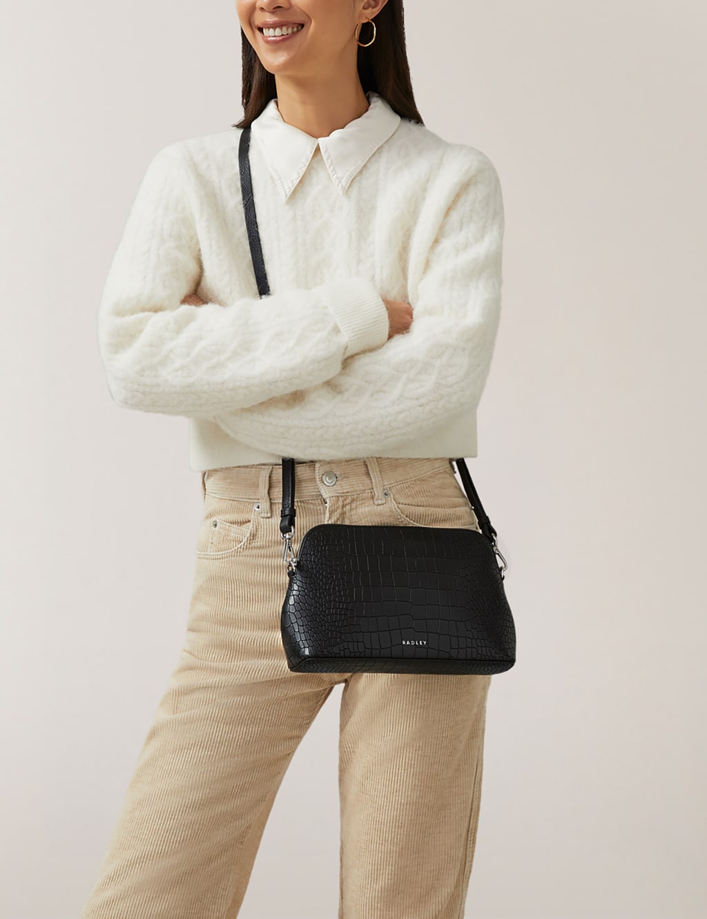 Liverpool Street Icon Leather Cross Body Bag Radley M S