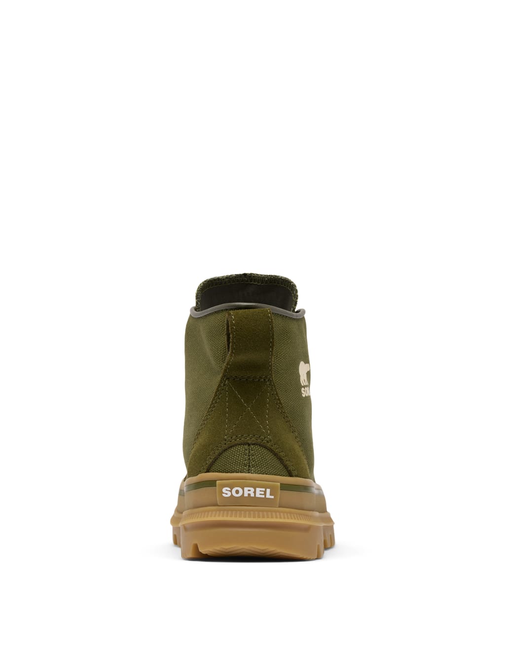 Canvas Suede Panel Mid Top Trainers 6 of 10