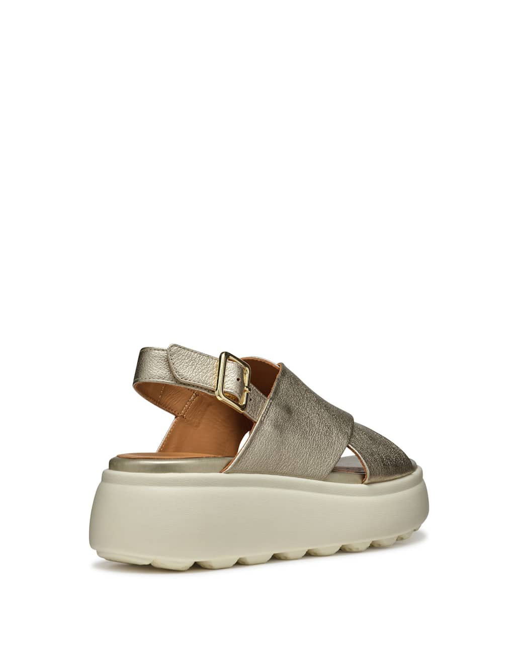 Leather Ankle Strap Flatform Sandals 4 of 6