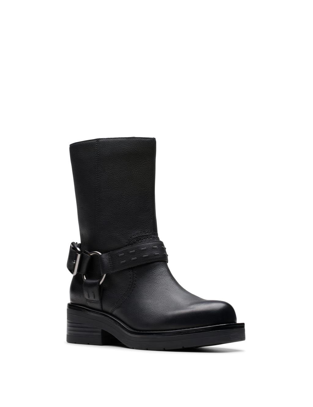 Buckle flat boots deals