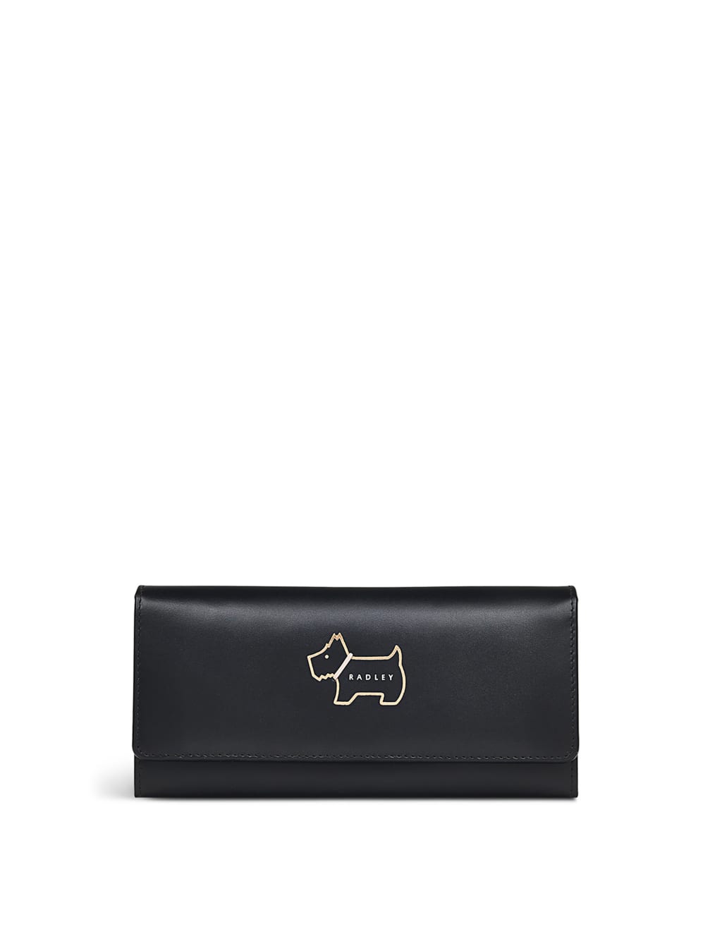 Heritage Dog Outline Leather Foldover Purse 1 of 4