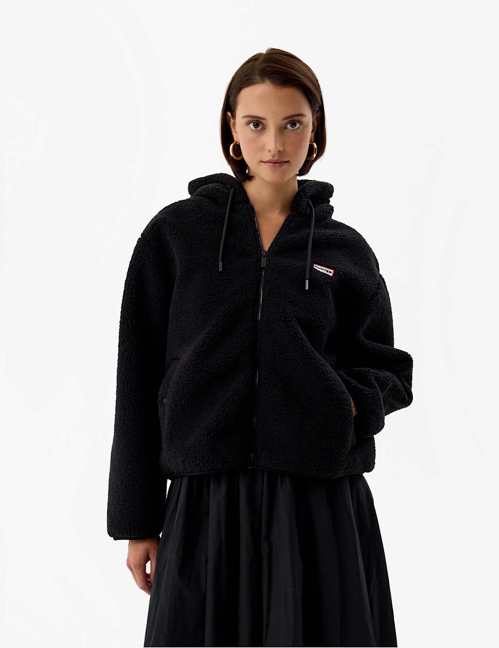 Bonelle Teddy Hooded Relaxed Jacket 1 of 4
