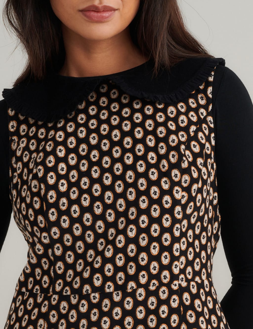 Pure Cotton Printed Mini Shift Dress 4 of 5