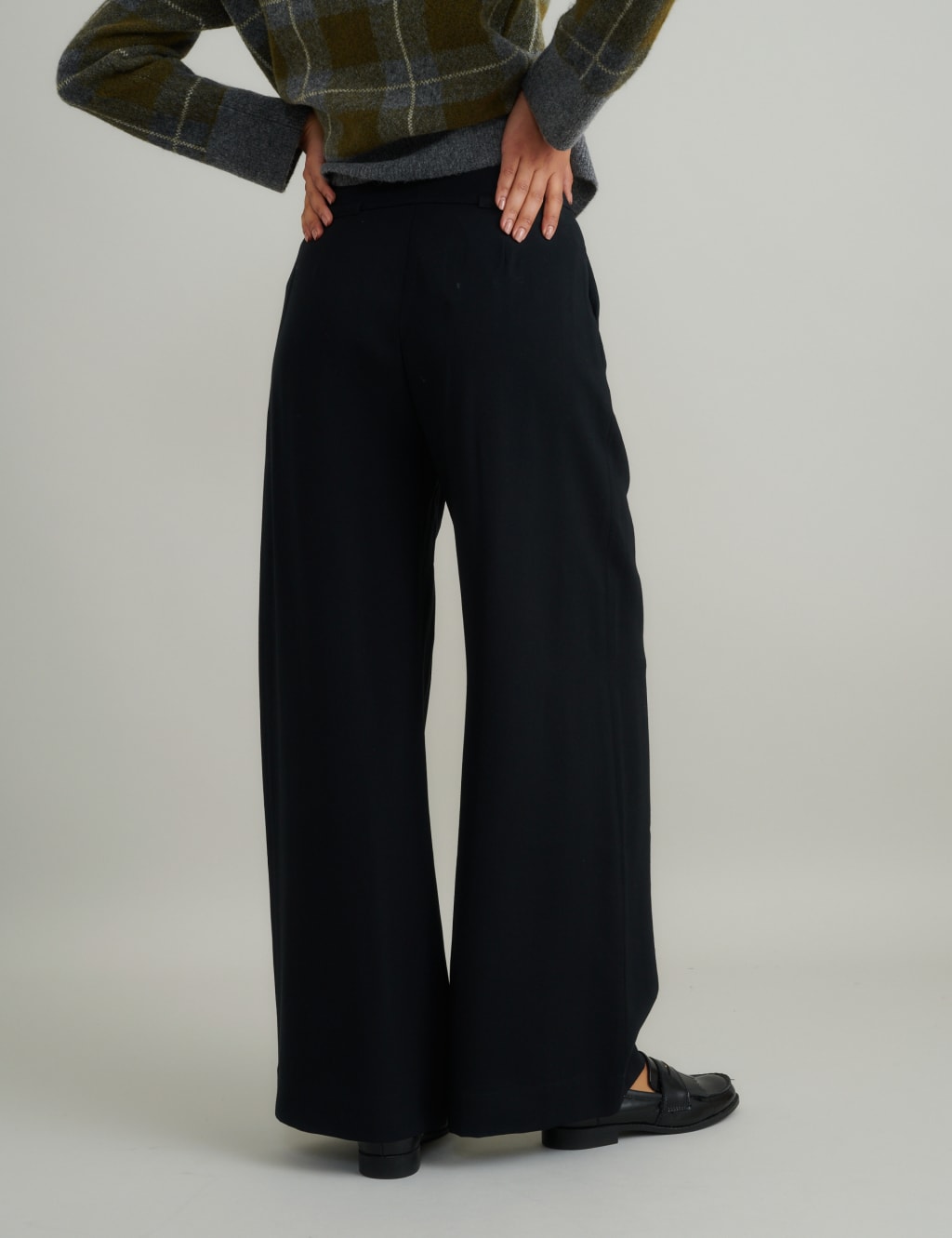 Drawstring Wide Leg Trousers 3 of 5