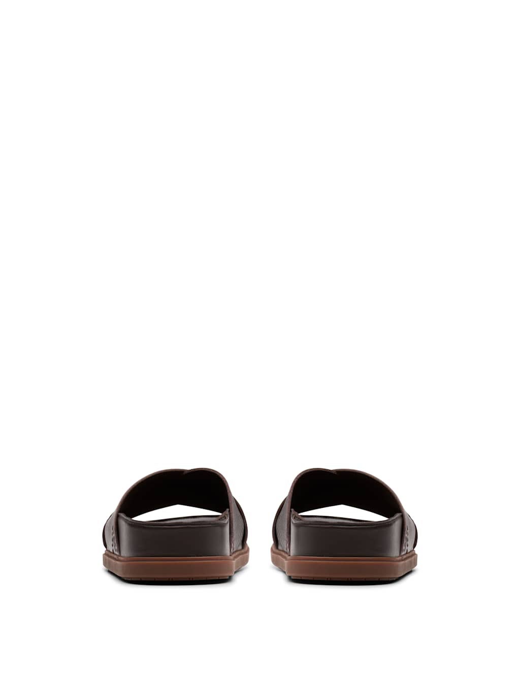 Leather Crossover Sliders 5 of 7