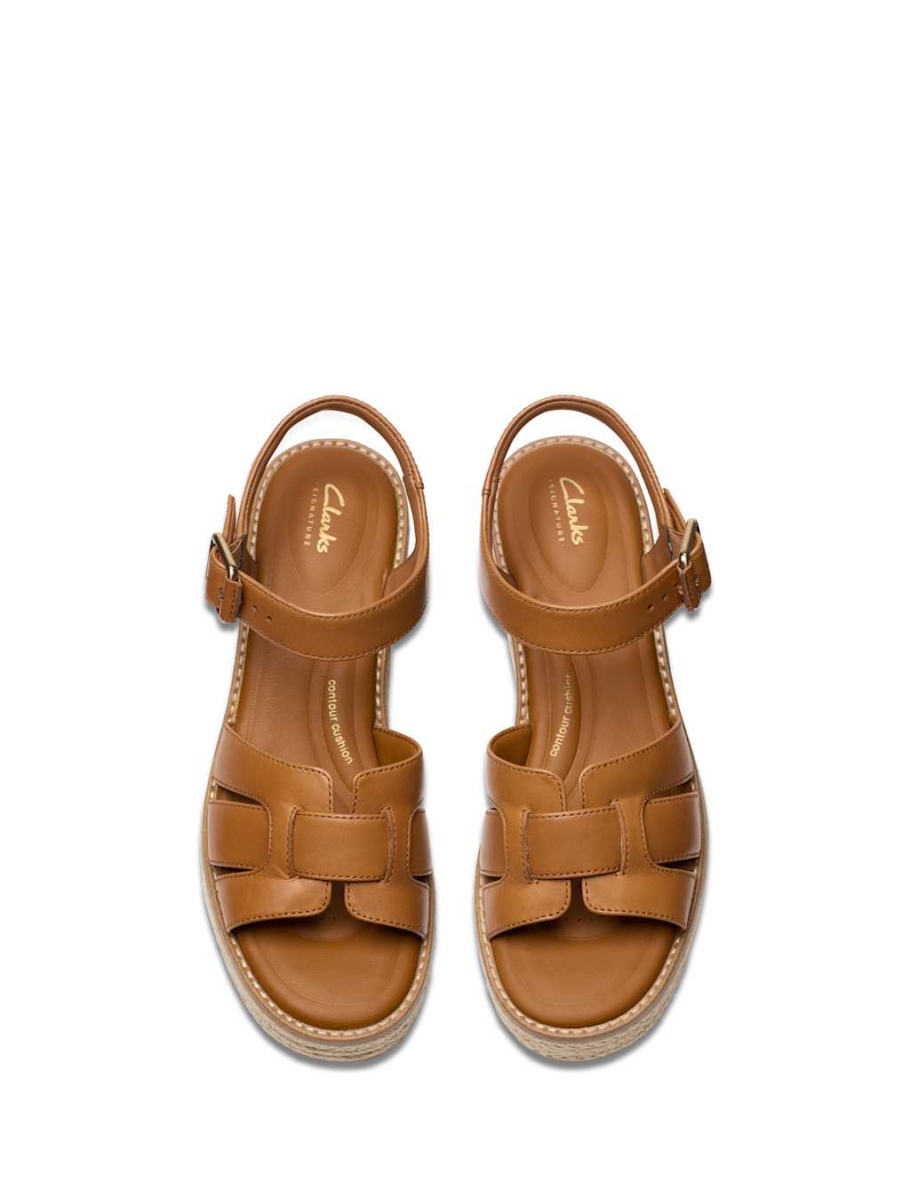 Leather Wedge Heel Espadrille Sandals 6 of 7