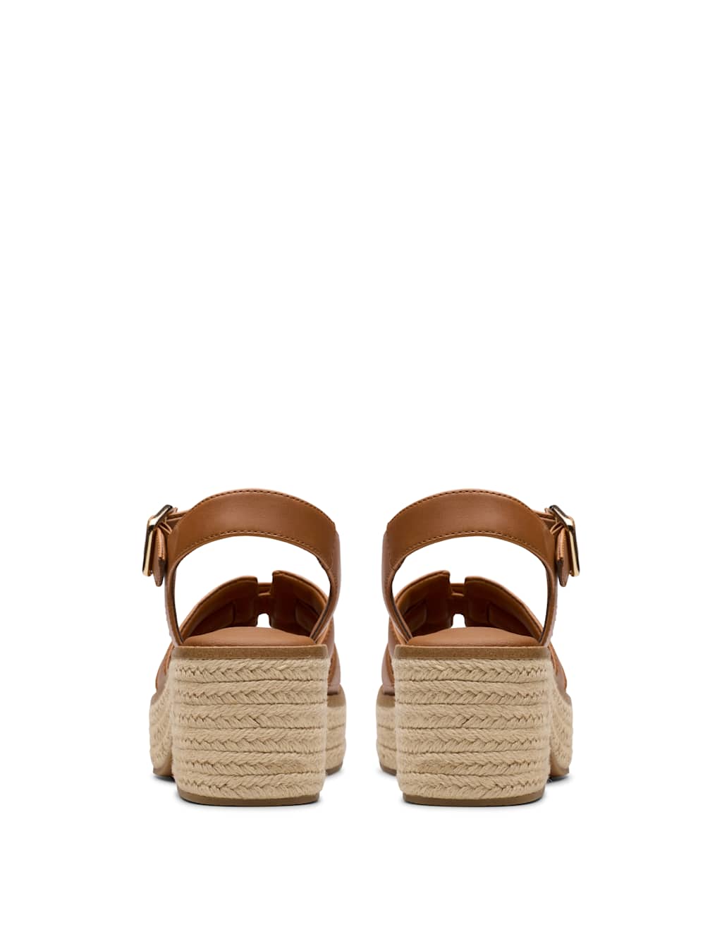 Leather Wedge Heel Espadrille Sandals 7 of 7