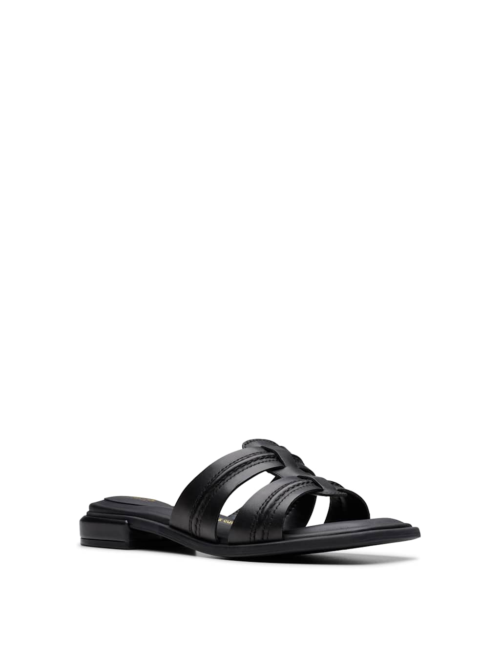 Leather Strappy Open Toe Mules 3 of 7