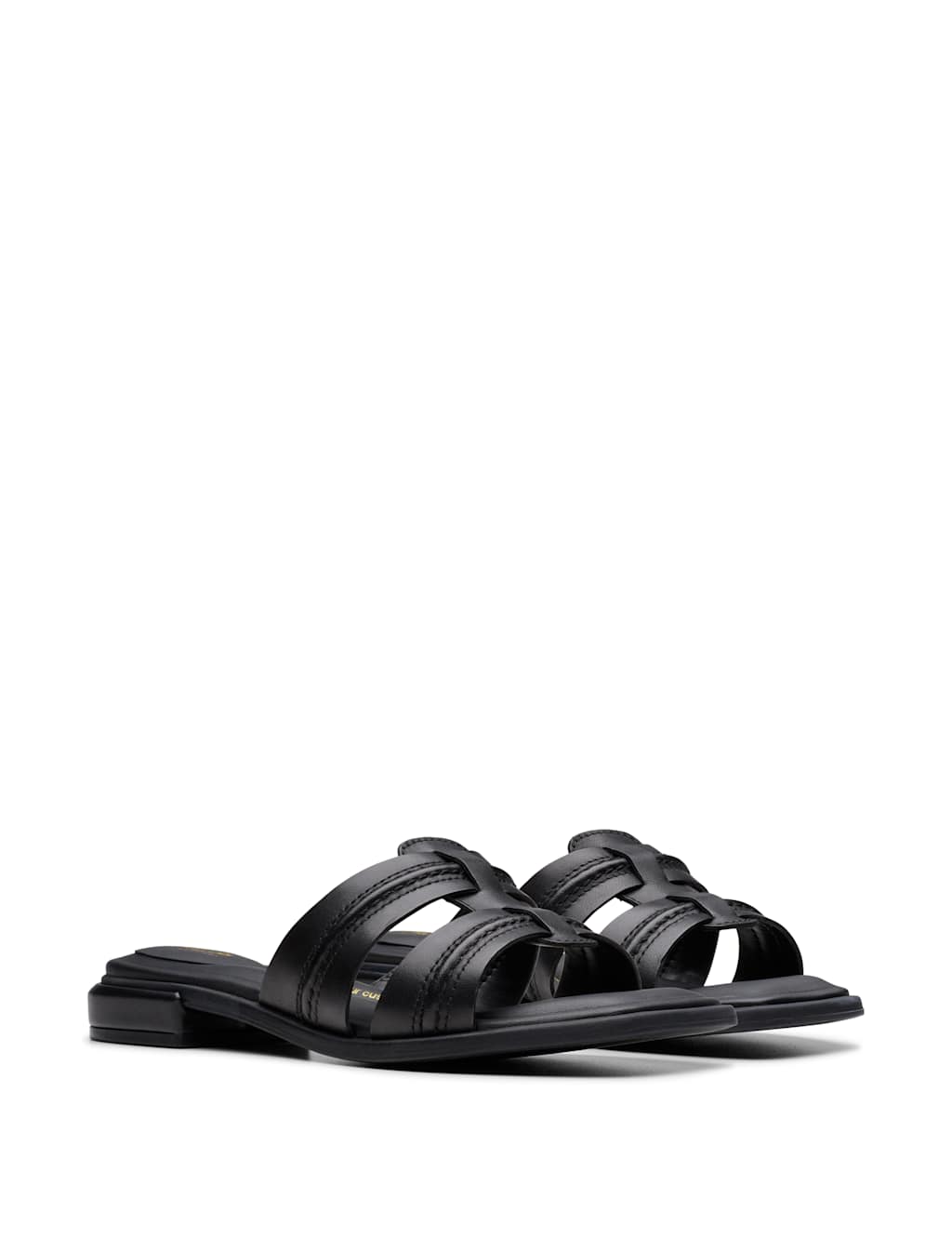 Leather Strappy Open Toe Mules 2 of 7