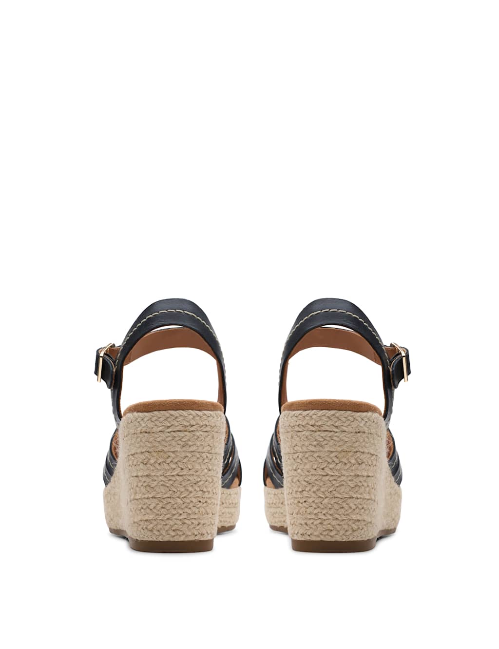Leather Strappy Wedge Espadrille Sandals 6 of 7