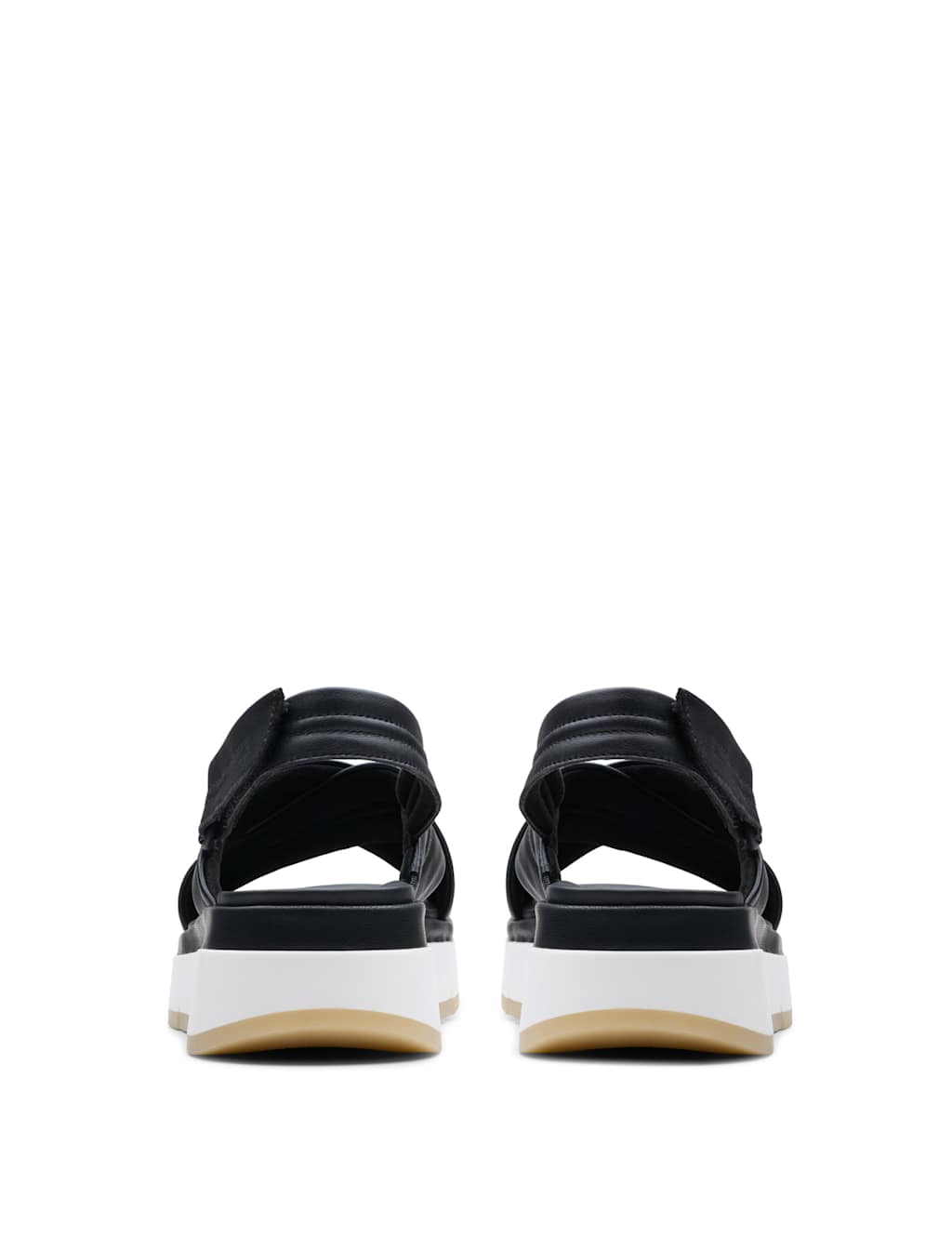 Leather Crossover Ankle Strap Platform Sandals 6 of 7