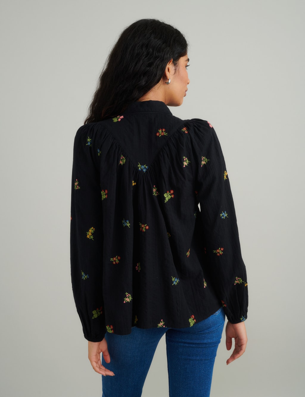 Pure Cotton Embroidered Blouse 3 of 5