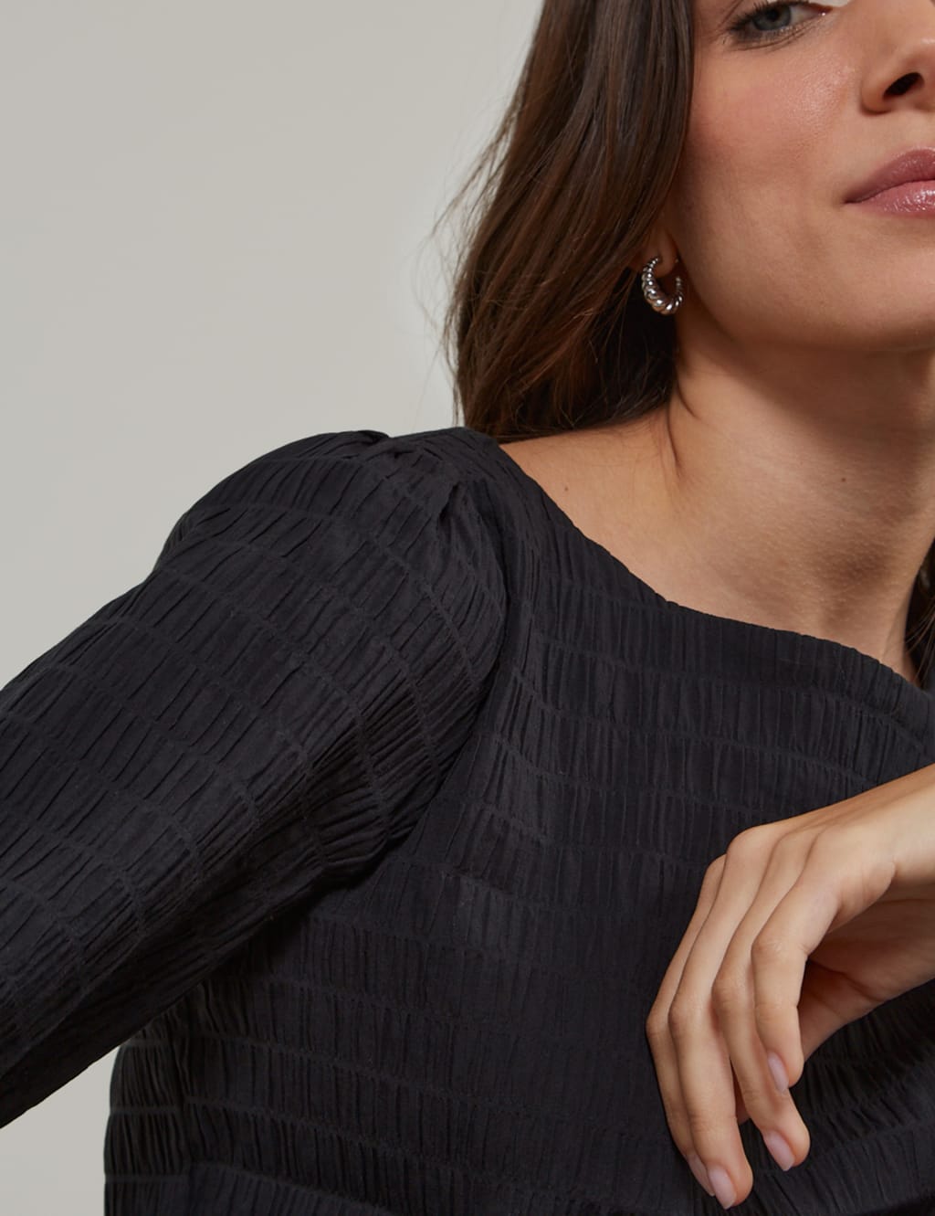Pure Cotton Shirred Top 3 of 5