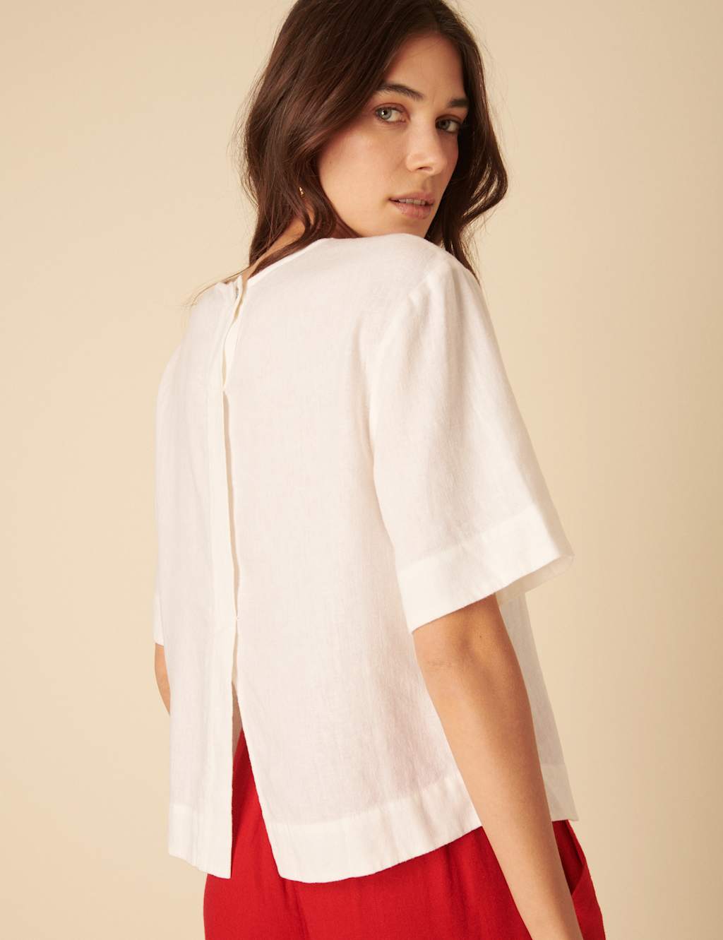 Linen Rich Relaxed Top 3 of 5