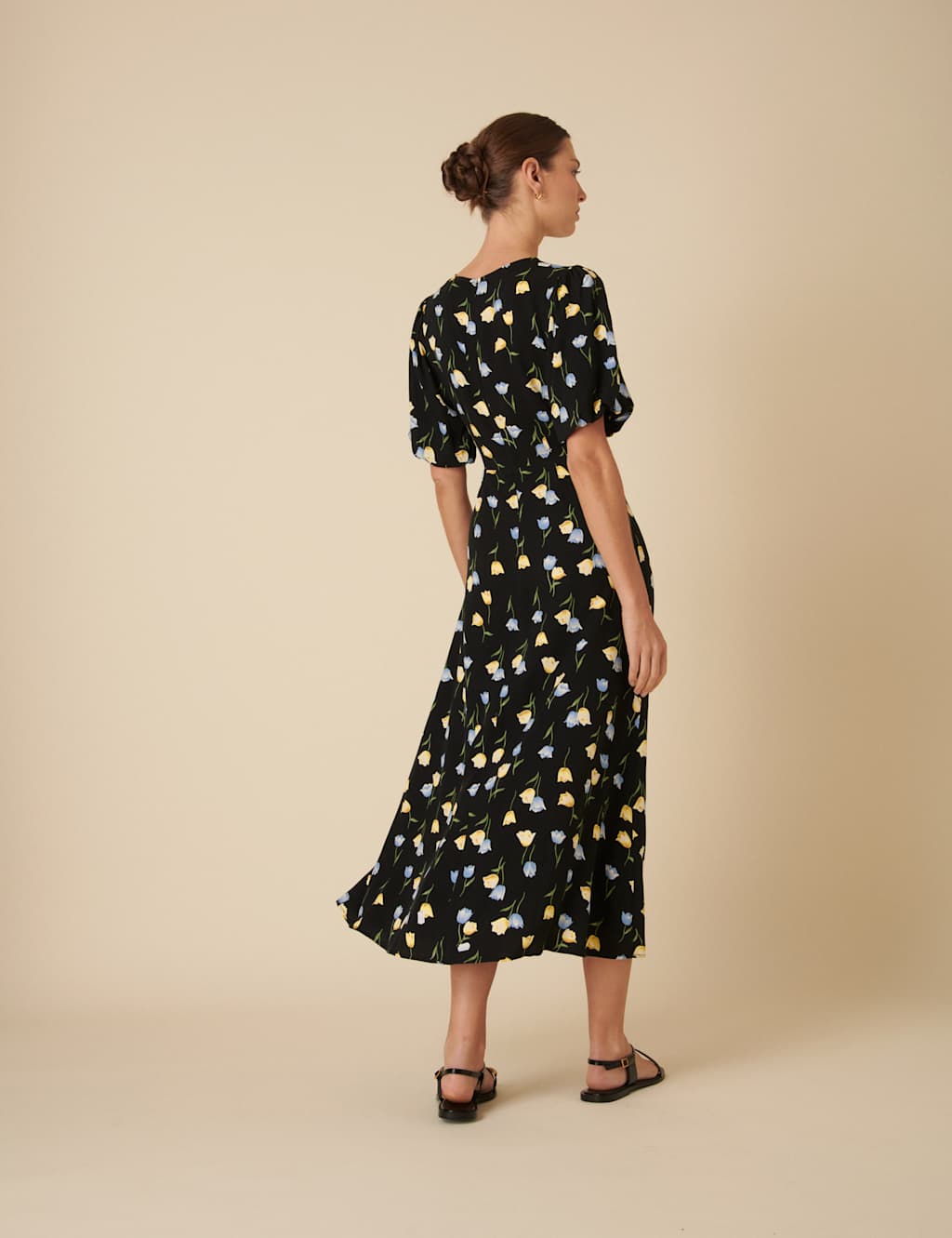 Floral Midi Tea Dress 3 of 4