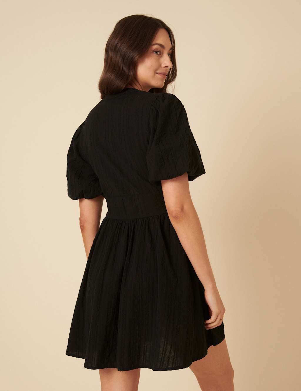 Pure Cotton Midi Smock Dress 3 of 4